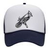 OTTO Polyester Foam Front Five Panel High Crown Mesh Back Trucker Hat Thumbnail