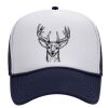 OTTO Polyester Foam Front Five Panel High Crown Mesh Back Trucker Hat Thumbnail