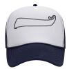 OTTO Polyester Foam Front Five Panel High Crown Mesh Back Trucker Hat Thumbnail