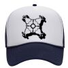 OTTO Polyester Foam Front Five Panel High Crown Mesh Back Trucker Hat Thumbnail