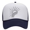 OTTO Polyester Foam Front Five Panel High Crown Mesh Back Trucker Hat Thumbnail