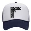 OTTO Polyester Foam Front Five Panel High Crown Mesh Back Trucker Hat Thumbnail
