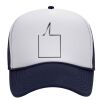 OTTO Polyester Foam Front Five Panel High Crown Mesh Back Trucker Hat Thumbnail