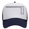 OTTO Polyester Foam Front Five Panel High Crown Mesh Back Trucker Hat Thumbnail