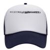 OTTO Polyester Foam Front Five Panel High Crown Mesh Back Trucker Hat Thumbnail