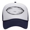 OTTO Polyester Foam Front Five Panel High Crown Mesh Back Trucker Hat Thumbnail