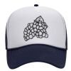 OTTO Polyester Foam Front Five Panel High Crown Mesh Back Trucker Hat Thumbnail