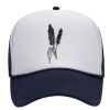 OTTO Polyester Foam Front Five Panel High Crown Mesh Back Trucker Hat Thumbnail
