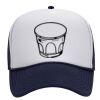 OTTO Polyester Foam Front Five Panel High Crown Mesh Back Trucker Hat Thumbnail