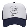 OTTO Polyester Foam Front Five Panel High Crown Mesh Back Trucker Hat Thumbnail