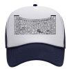 OTTO Polyester Foam Front Five Panel High Crown Mesh Back Trucker Hat Thumbnail