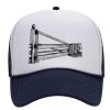OTTO Polyester Foam Front Five Panel High Crown Mesh Back Trucker Hat Thumbnail