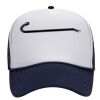 OTTO Polyester Foam Front Five Panel High Crown Mesh Back Trucker Hat Thumbnail