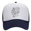 OTTO Polyester Foam Front Five Panel High Crown Mesh Back Trucker Hat Thumbnail