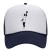 OTTO Polyester Foam Front Five Panel High Crown Mesh Back Trucker Hat Thumbnail