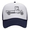 OTTO Polyester Foam Front Five Panel High Crown Mesh Back Trucker Hat Thumbnail