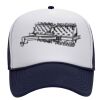 OTTO Polyester Foam Front Five Panel High Crown Mesh Back Trucker Hat Thumbnail