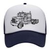 OTTO Polyester Foam Front Five Panel High Crown Mesh Back Trucker Hat Thumbnail
