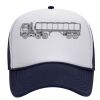 OTTO Polyester Foam Front Five Panel High Crown Mesh Back Trucker Hat Thumbnail