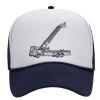 OTTO Polyester Foam Front Five Panel High Crown Mesh Back Trucker Hat Thumbnail