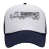 OTTO Polyester Foam Front Five Panel High Crown Mesh Back Trucker Hat Thumbnail