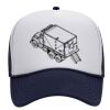 OTTO Polyester Foam Front Five Panel High Crown Mesh Back Trucker Hat Thumbnail