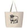 Hickory Jumbo Canvas Tote Thumbnail