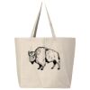Hickory Jumbo Canvas Tote Thumbnail
