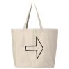 Hickory Jumbo Canvas Tote Thumbnail