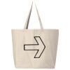 Hickory Jumbo Canvas Tote Thumbnail