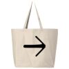 Hickory Jumbo Canvas Tote Thumbnail