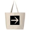 Hickory Jumbo Canvas Tote Thumbnail