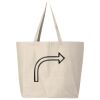 Hickory Jumbo Canvas Tote Thumbnail
