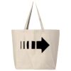 Hickory Jumbo Canvas Tote Thumbnail