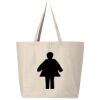 Hickory Jumbo Canvas Tote Thumbnail