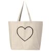 Hickory Jumbo Canvas Tote Thumbnail