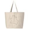 Hickory Jumbo Canvas Tote Thumbnail