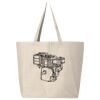 Hickory Jumbo Canvas Tote Thumbnail