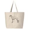 25L Jumbo Canvas Tote Thumbnail