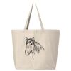 25L Jumbo Canvas Tote Thumbnail