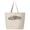 25L Jumbo Canvas Tote Thumbnail