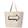 25L Jumbo Canvas Tote Thumbnail