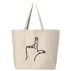 25L Jumbo Canvas Tote Thumbnail