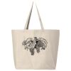 25L Jumbo Canvas Tote Thumbnail