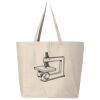 25L Jumbo Canvas Tote Thumbnail
