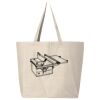 25L Jumbo Canvas Tote Thumbnail