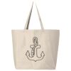 25L Jumbo Canvas Tote Thumbnail