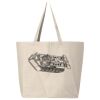 25L Jumbo Canvas Tote Thumbnail