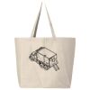 25L Jumbo Canvas Tote Thumbnail